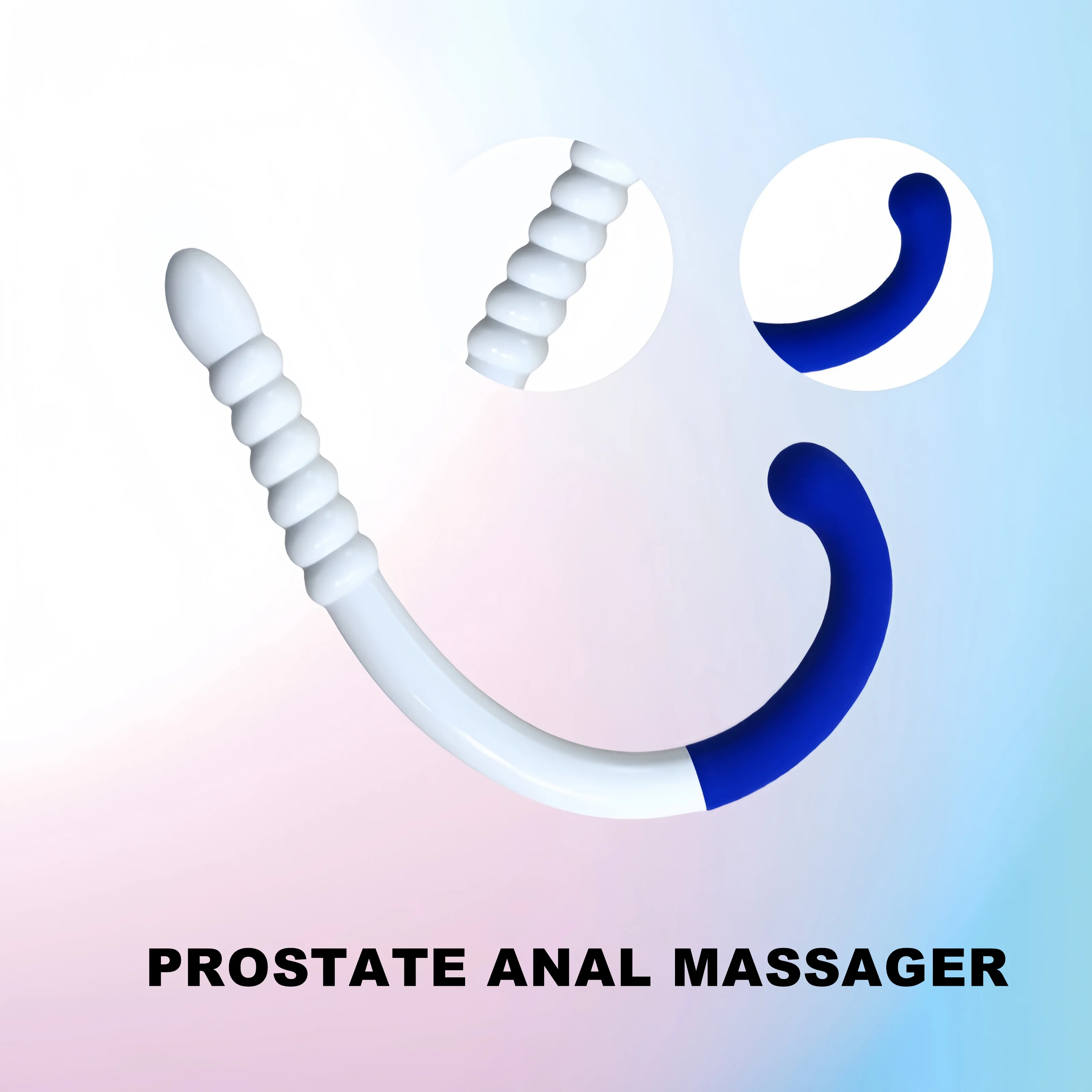 Prostate Anal Massager, Reusable G-Spot Stimulator, Vaginal Massage, Hand-Washable, Soft Silicone - Image 2