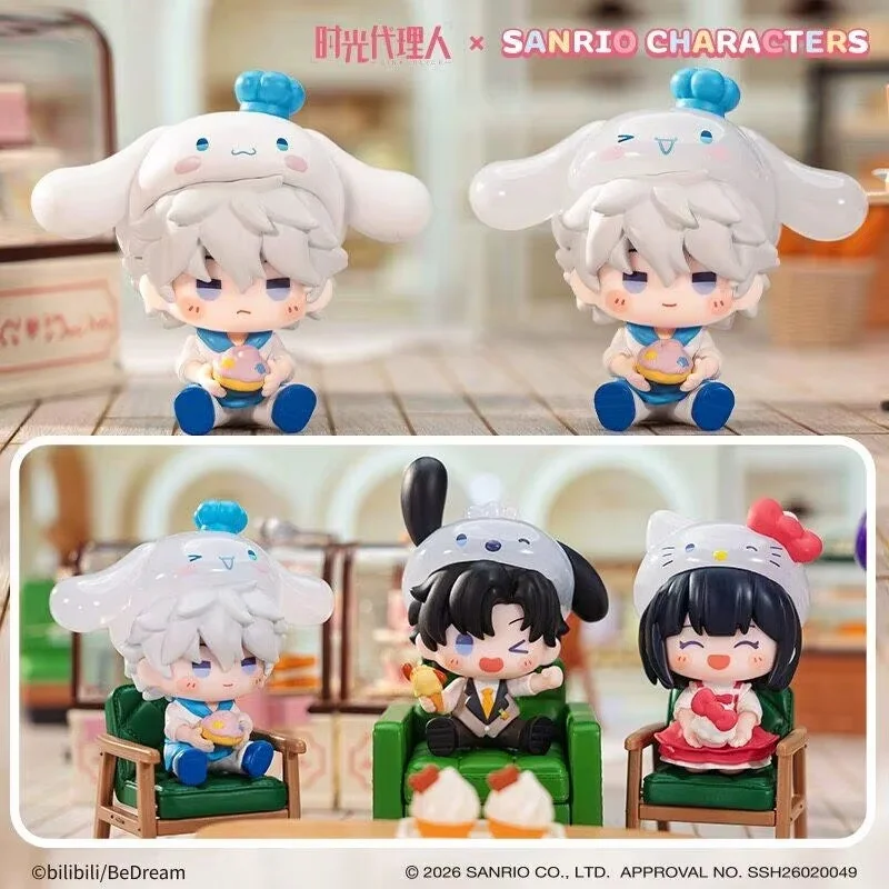 

New Bilibili Toyfans Mini Blind Box Figures Link Click X Sanrio Authentic Characters Jelly Cute Anime Collectibles Desktop Decor