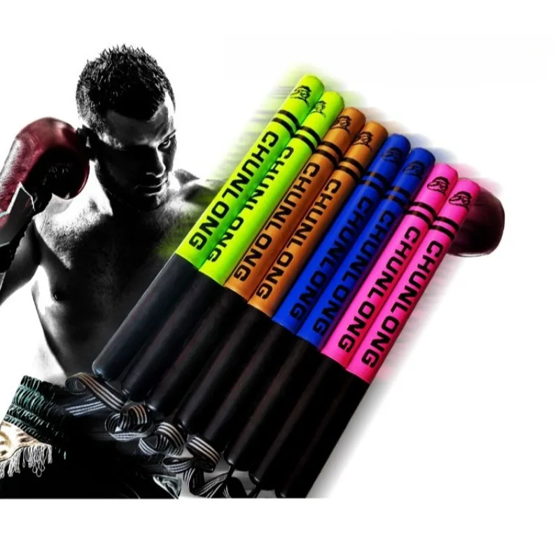 2PCS Boxing Stick PU Leather Punching Pads Muay Thai Training Sticks Speed Reaction Target Kickboxing Focus Sticks