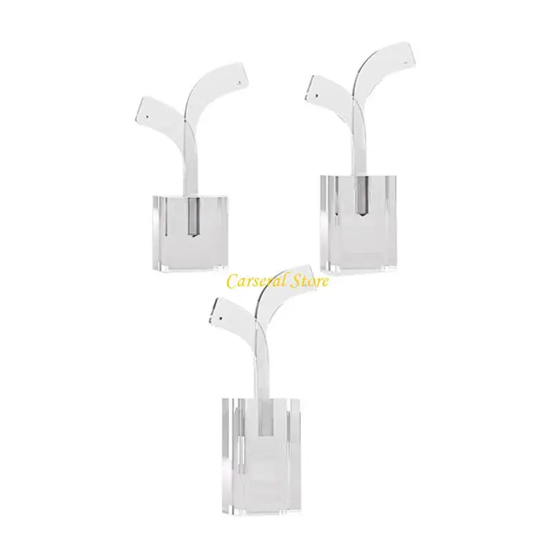 

M4YF 3PCS Acrylic Earring Display Stands Jewelry Holder Jewelry Storage Solution for Storage of Earrings and Accessories