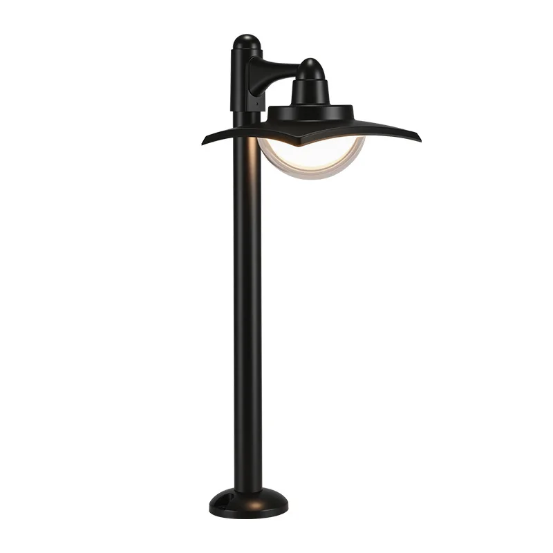 Lawn Lights Outdoor Waterproof Aluminum Sand Black Grass-Field Courtyard Villa Garden Community Park Ground Pathway Landscape