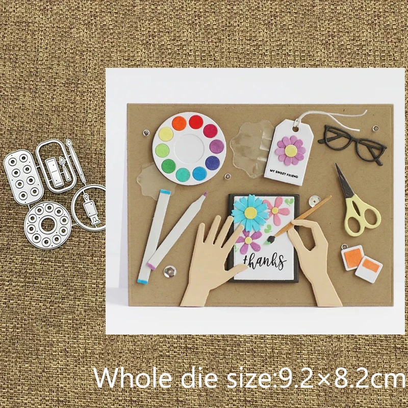 XLDesign Craft Metall-Stanzformen für Möbel, Blumen, Babyhände, Scrapbook, Album, Papier, Karten, Bastelarbeiten, Prägestanzformen