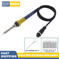 KADA 936A Soldering Iron Handle 50W Universal 936 Soldering Stations Electric Irons 5 Holes Interface Welding Tools Accessories