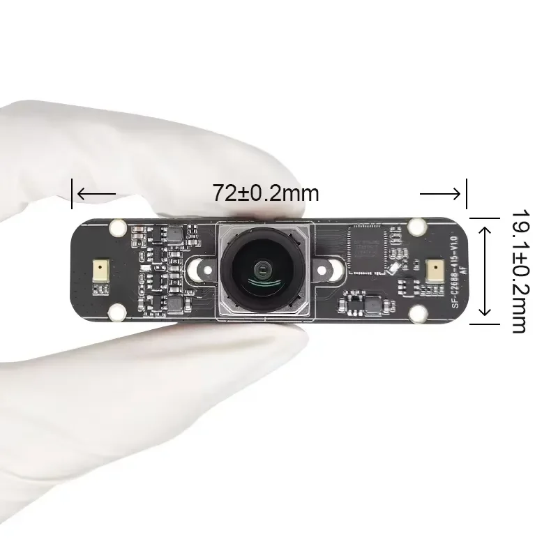 BOLRZO OEM 1080P Hd 8MP IMX415 Starlight Sensor 4k Fisheye USB Camera Module Auto Focus Embedded artificial intelligence