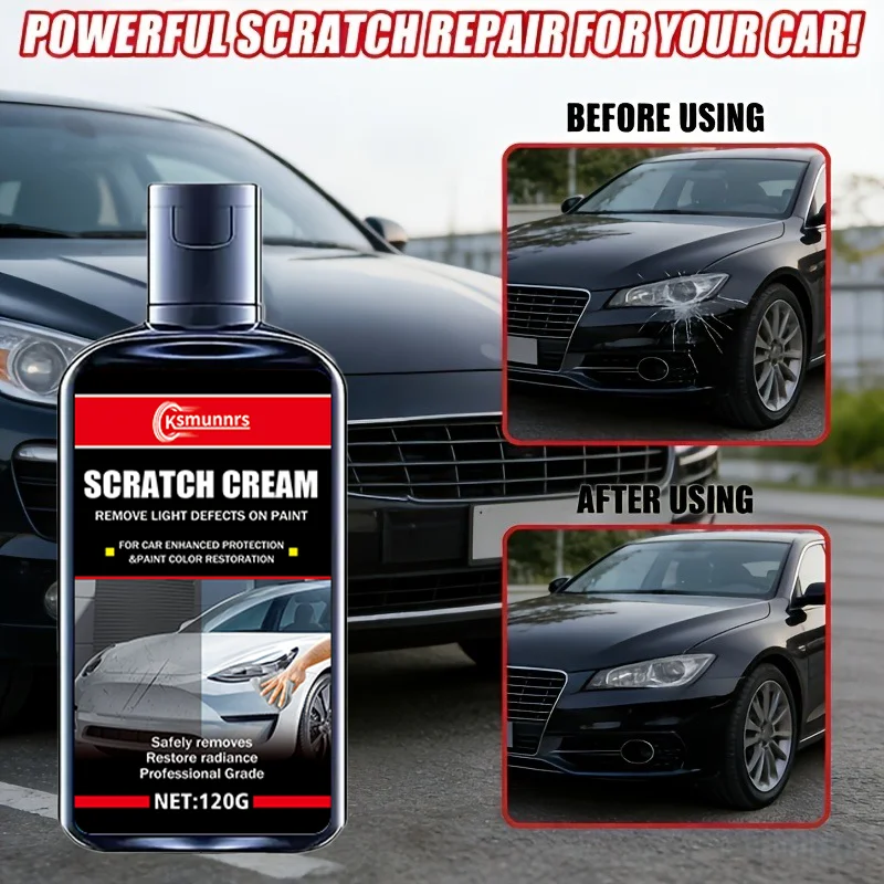 Car Scratch Repair Paste for Vehicle Surface Smoothing Effectively Minimizes Minor Scratches And Scuffs