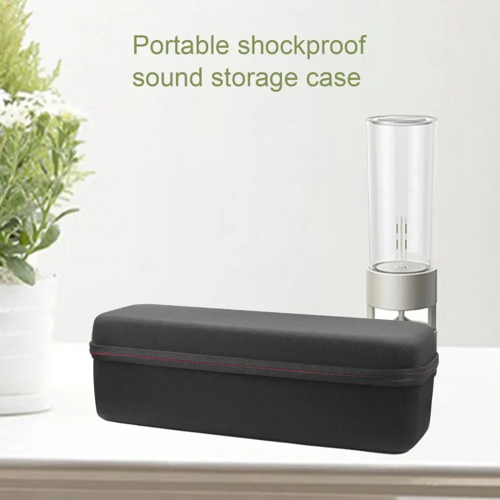 Compact with Hand Strap Wireless Speaker Portable Storage Case Shockproof Anti-Vibration Particles Protective Pouch