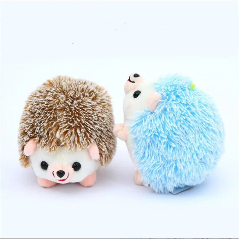 1Pcs Cute Pendant Plush Toy 12CM Plush Hedgehog Toys Key Chain  Animal Stuffed Anime Car Fur Gifts For Women Girl Toys Doll