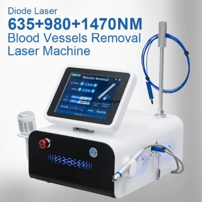 For 980nm Semiconductor Laser Machine Red Blood Vessel Removal High‑Frequency Thread Remover Skin Management Beauty Equipment