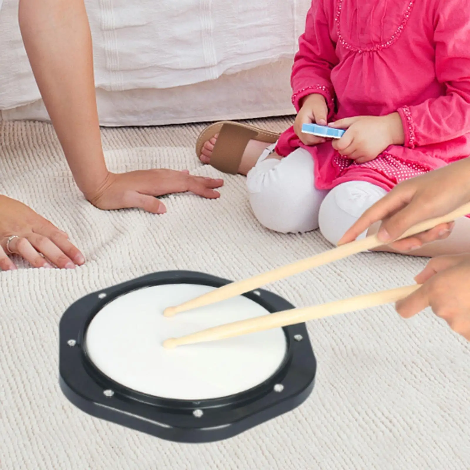 

10-дюймовая барабанная подкладка, практичная для взрослых и детей, для дома и улицы