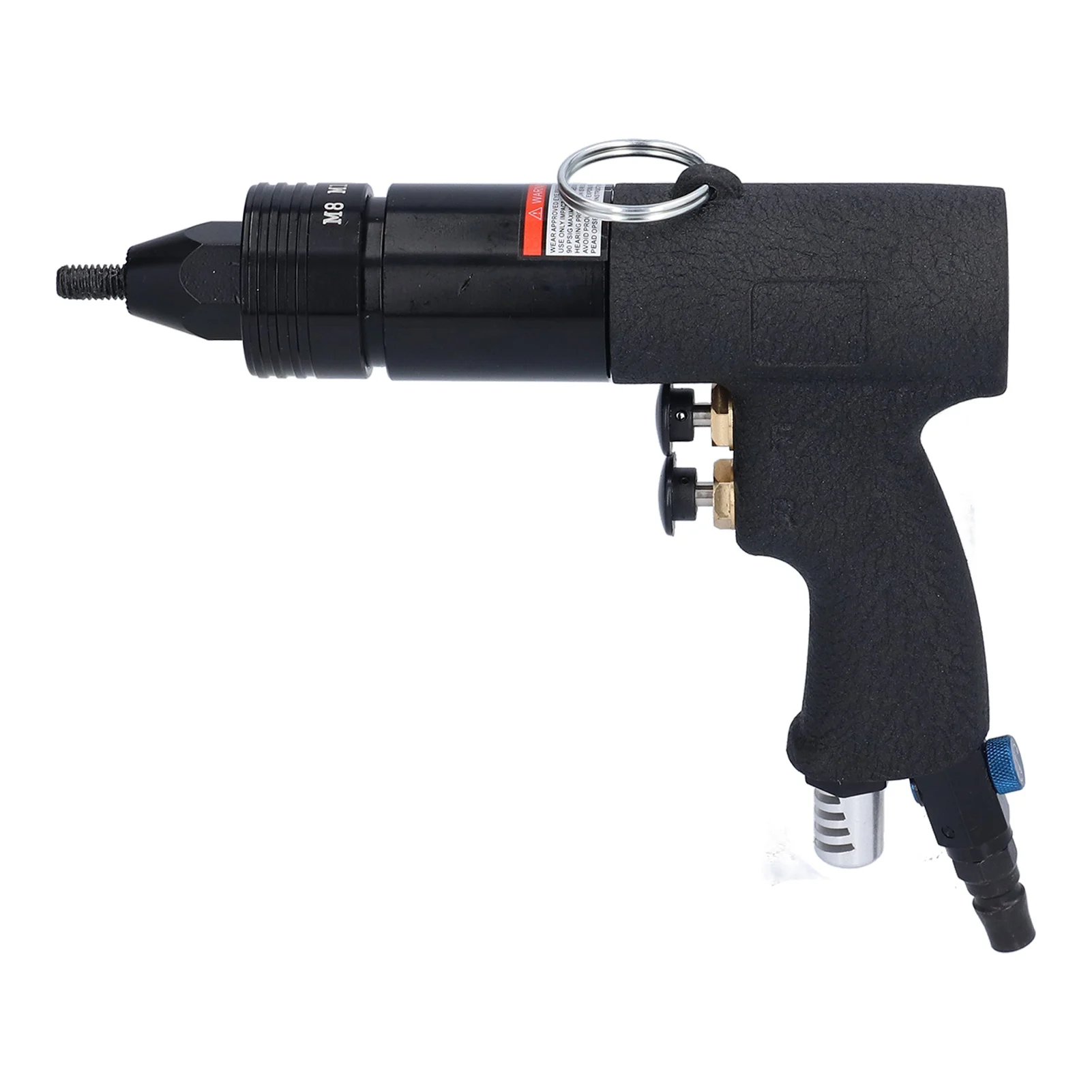 Pneumatic Rivet Nut Gun Pull Riveting Air Riveter Tool British System 5/16 3/8 KV‑804BA UK Plug