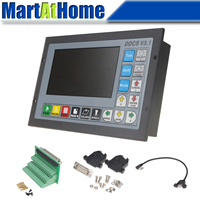 3/4 Axis 500Khz CNC Motion Controller DDCS V3.1 Offline Operate support G code with 4GB USB Flash Disk English Russia