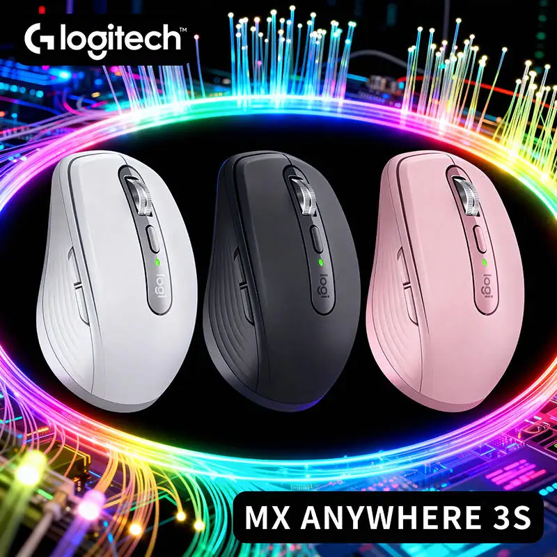 

Компактная мышь Logitech MX Anywhere 3S, эргономичный дизайн, перезаряжаемая, с быстрым прокруткой для портативных ПК Mac