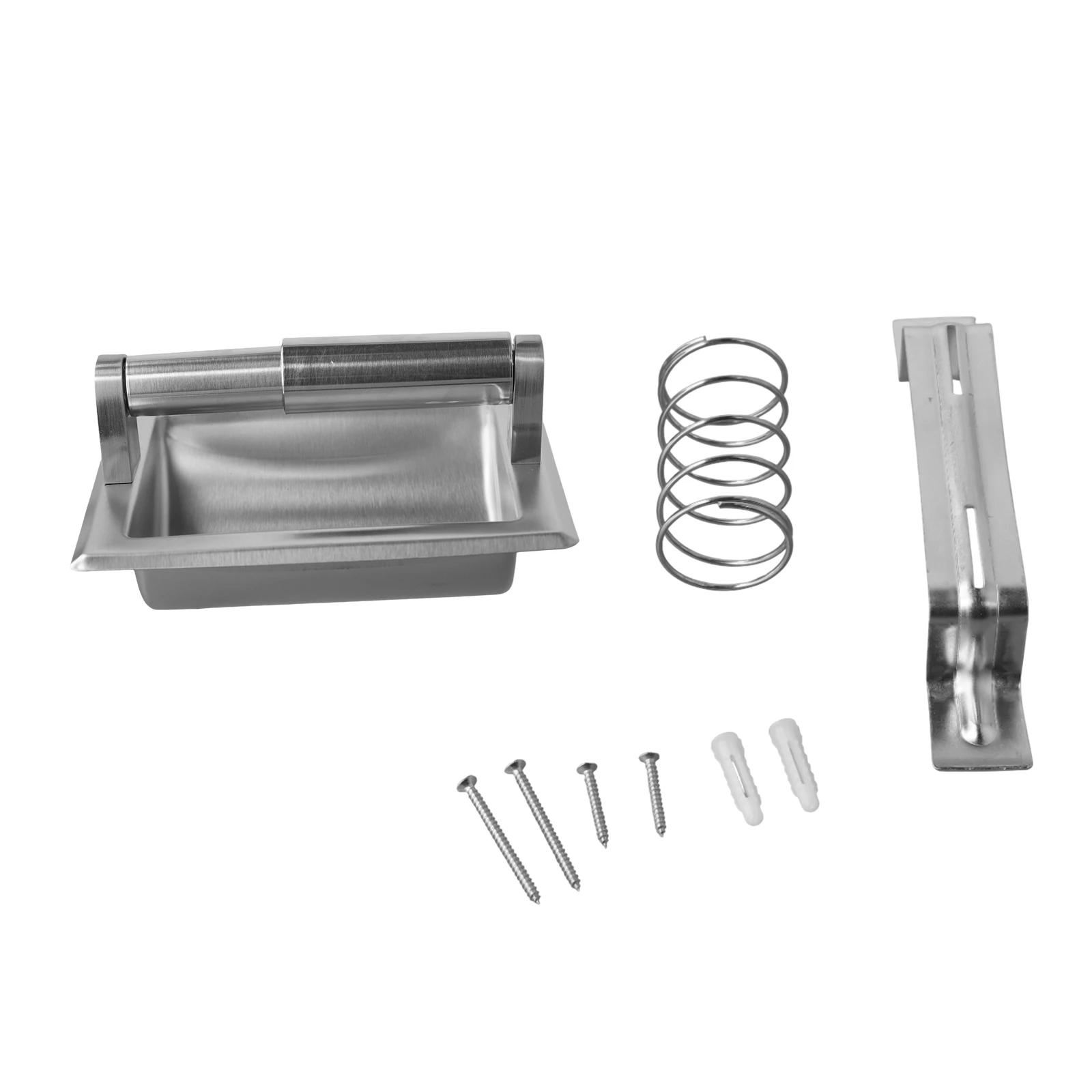 Convenient Wall Mounted Holder Bathroom Organizer 15.5*15.5*4.8cm Recessed Holder 15.5*15.5*4.8cm Size Convenient