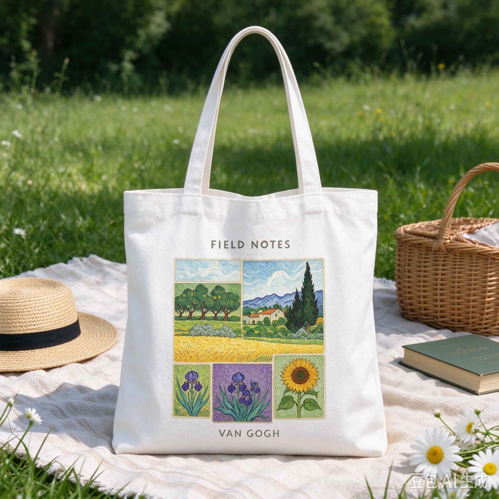 New stylish, minimalist canvas shoulder bag for women—fresh, casual style, versatile for daily use, and high capacity.