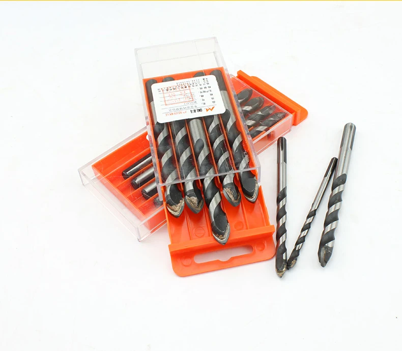 

Cement Floor Tile Drill Bit 6/8mm Ceramic Hole Opener Multifunctional Concrete Tile Wall Steel Drill Set 05411