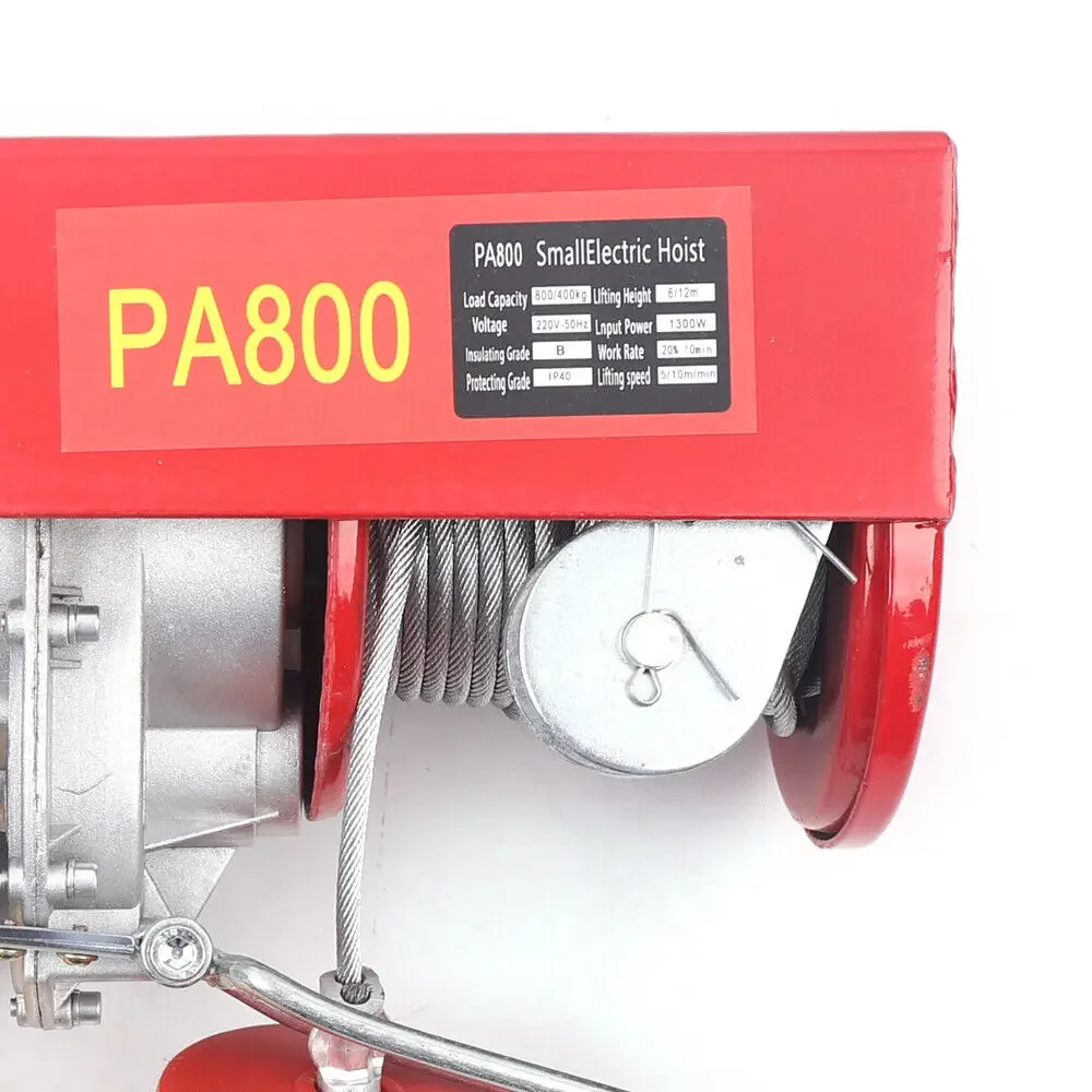 Elektrische Winde 400-800KG Elektrischer Seil-Gerüst-Hebezug 220V 1450W Seilwinde Kranwinde Aufzug Langlebig – Detail 3