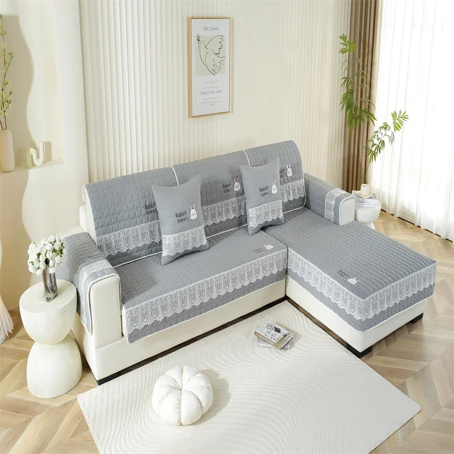 Sofa Cushion Four Seasons Universal Leather Sofa Cover Anti-cat Catch Cushion Anti-slide Cover Cloth Towel Cushion