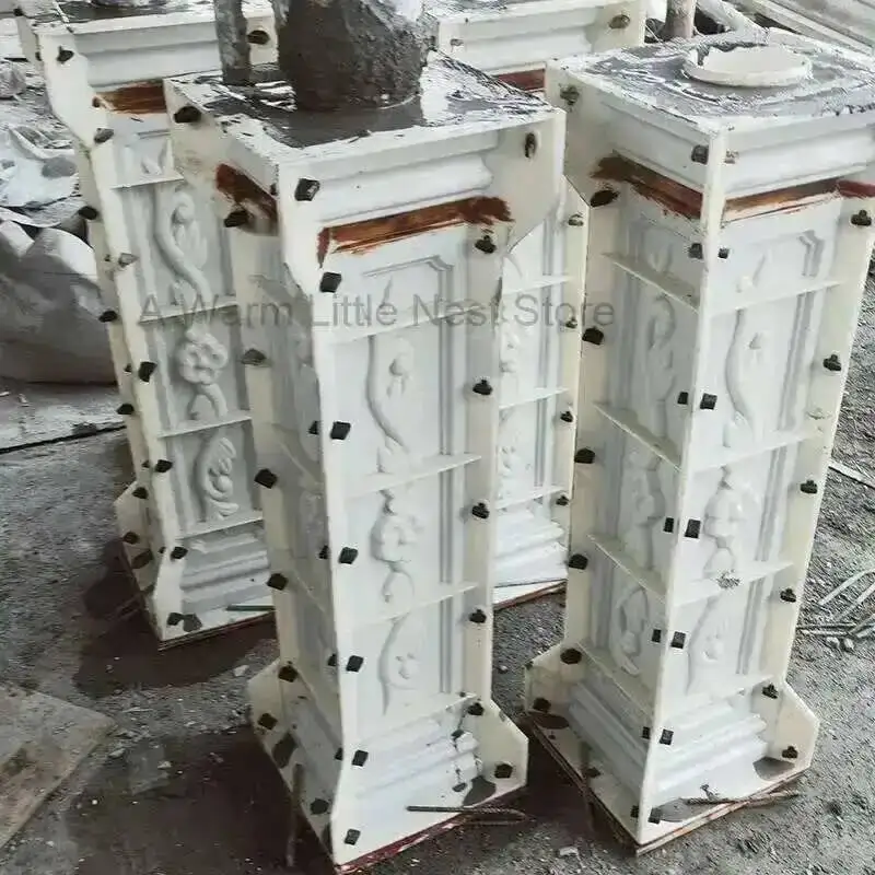 Column Column Roman Balcony Spacer Railing Guardrail Mold Square Column Plastic Cement Square Pier 78 High/88 High/97 High Small