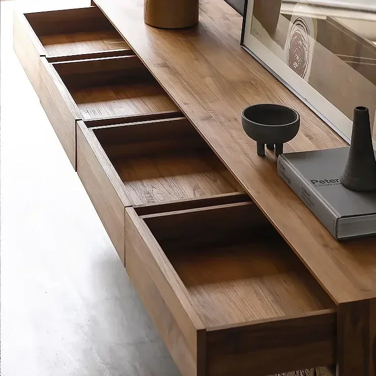 

American soli d wood rattan dining sid ca binet medieval sid e cab inet Japanese sim ple storage locke