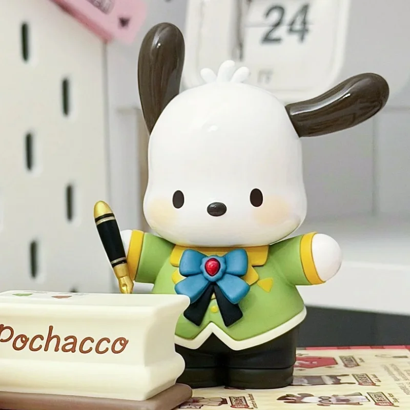 In Stock Sanrio Pochacco Diamond Detective Series Blind Box Tide Play Desktop Ornament Peripheral Figure Toy Lovely kawaii Gift view 4