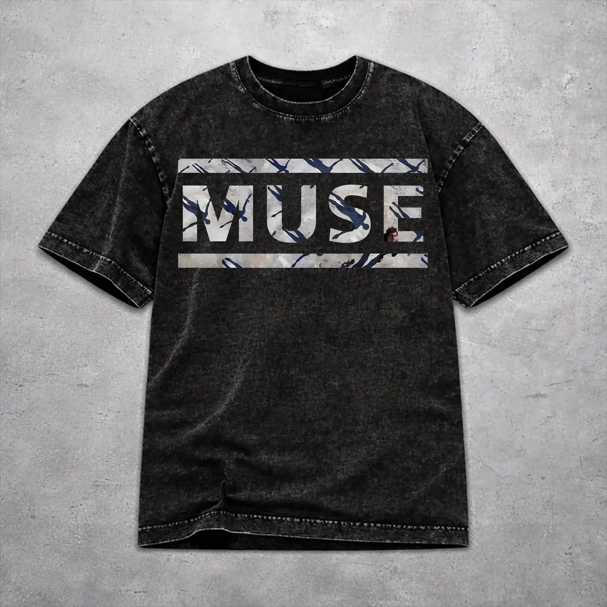 MUSE The Wow! Signal Europa Tour 2026  Washed T Shirt Vintage Harajuku Men Women  Loose T-Shirts Tee 100% Cotton