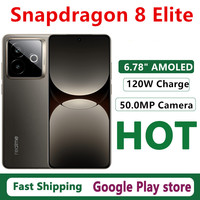Original Realme GT 7 Pro Racing Edition Mobile Phone 120W Charge 50.0MP Camera Snapdragon 8 Elite 6.78\