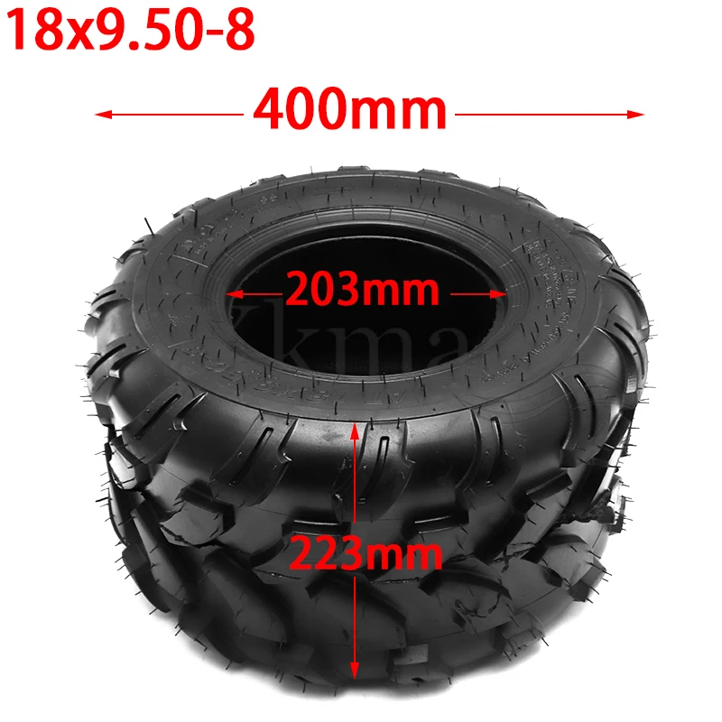 18X9.50-8 Kart Auto Parts 8 inch ATV Tires 18X9.50-8 18*9.50-8 Highway Tire Wear-resistant Wheel Tires