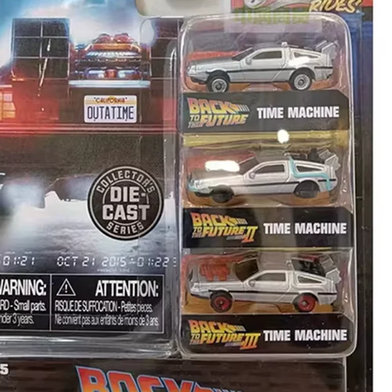 Jada Back to the Future Alloy Simulation Car Model Static Collection Decoratede Holiday Gifts Toys Souvenir Gift - view 3