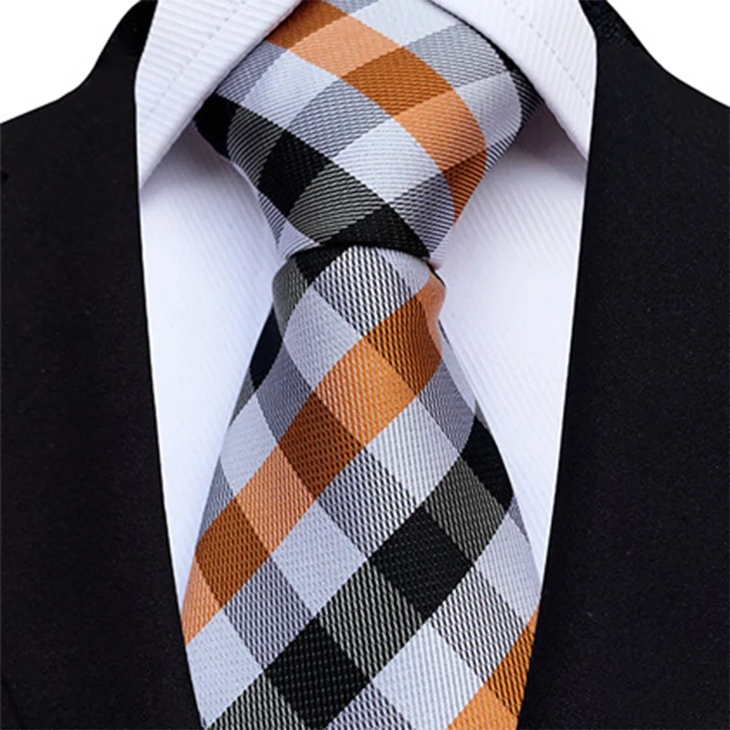 New Style Fashion Men\'s Tie 8 cm Silk Necktie Woven Gravatas For Men Striped Floral Fit Wedding Fomal Party Shirts Accessories