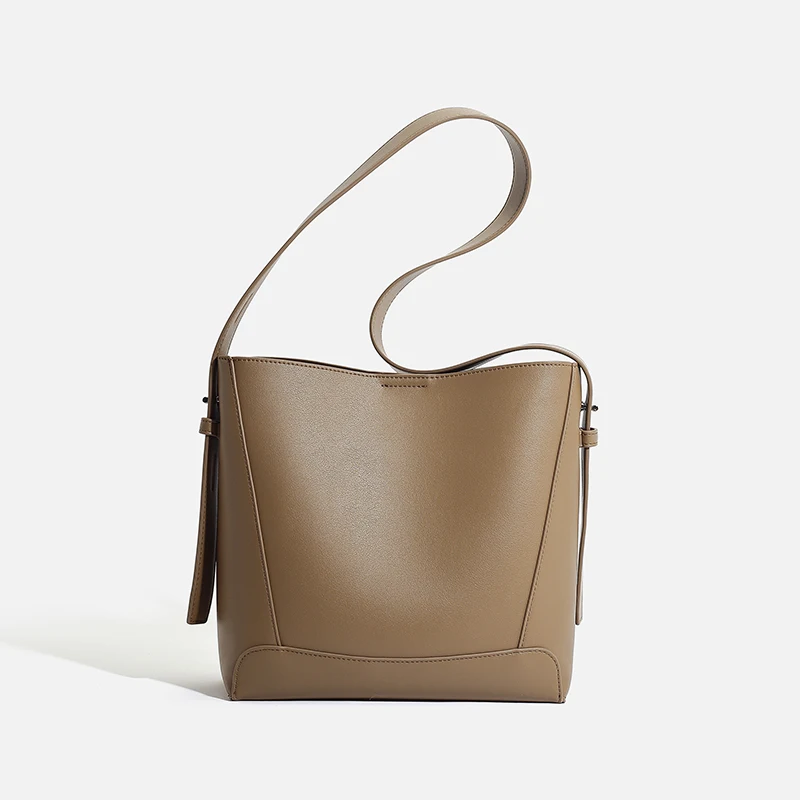 

клатч сумка женская bolsos mujer sac à main femme 급 가방 trendy vertical solid bucket bag adjustable wide strap crossbody 2026