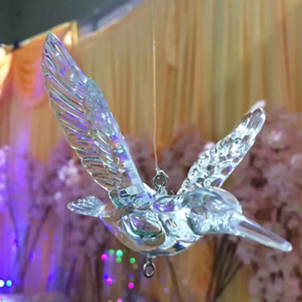 

20pcs Ceiling Wedding Ceiling Decor Decorations Transparent Acrylic Flying Birds Home Wedding Garden Hanging Ornaments