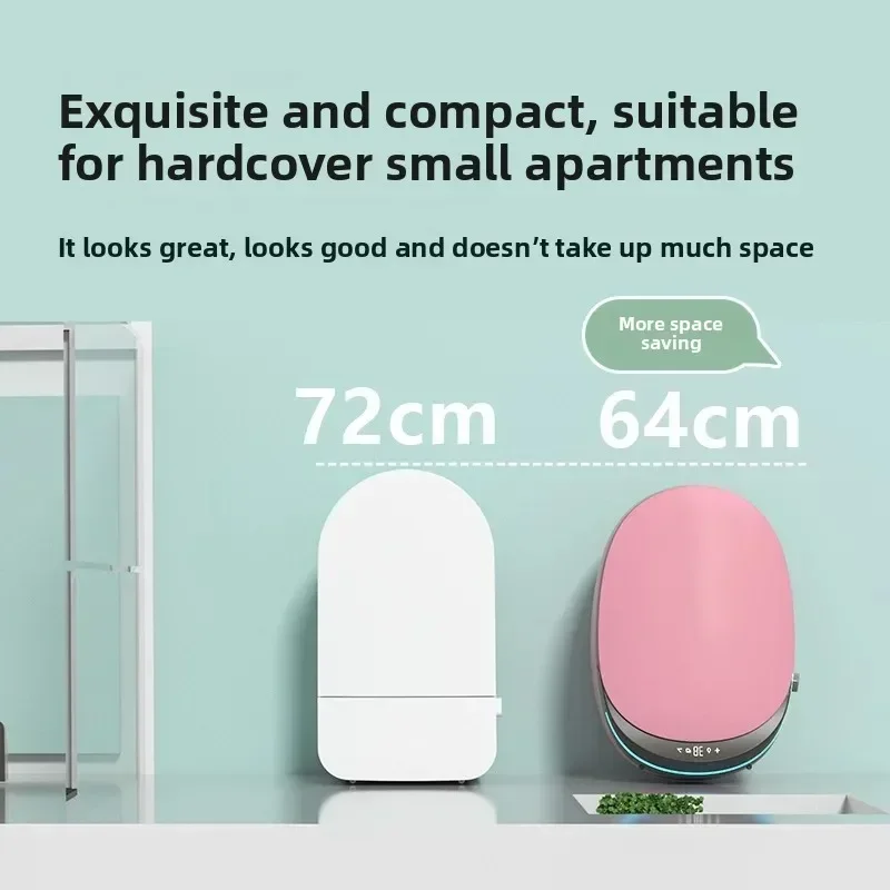 Egg-shaped smart toilet has no water pressure limit, color round automatic toilet