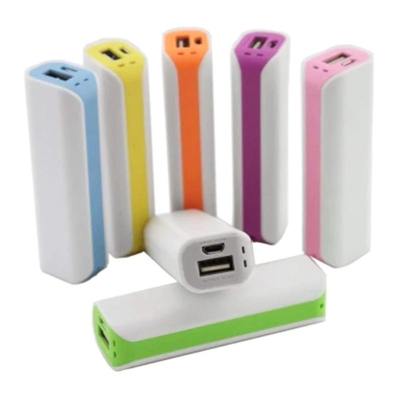 Portable Multicolor USB Power Bank Case 18650 Suite Battery External DIY Charge Box Kit Universal Phones Free Welding