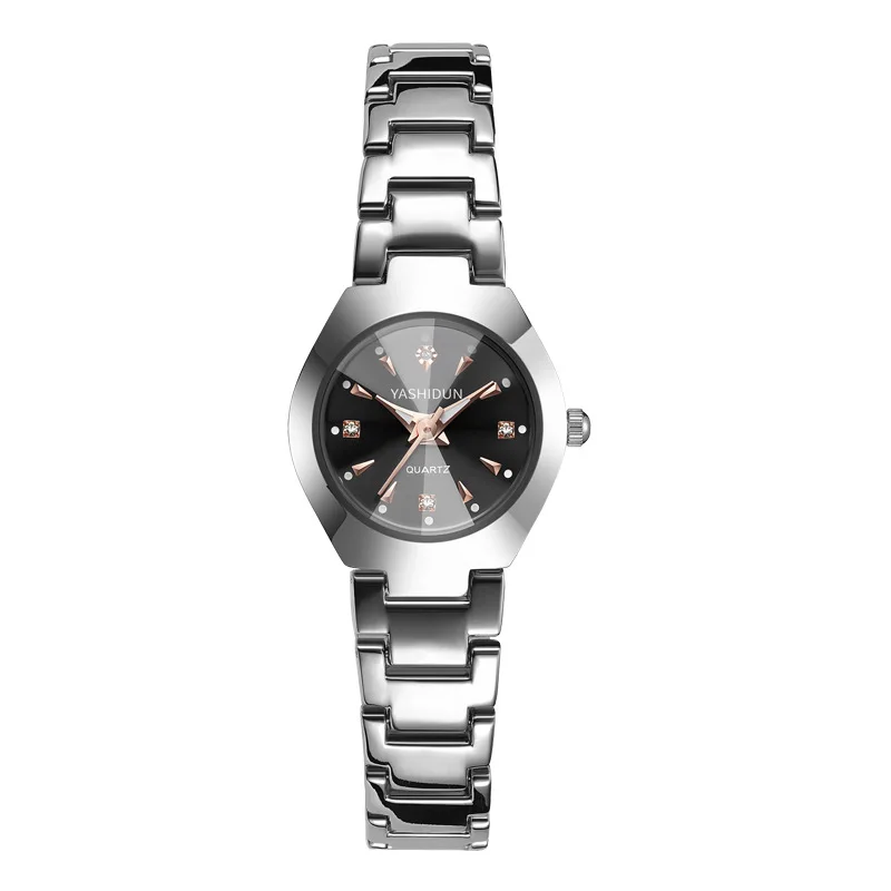 UTHAI CQ38 модные женские часы мужские часы водостойкие светящиеся кварцевые часы серебро розовое золото часы для пары подарок