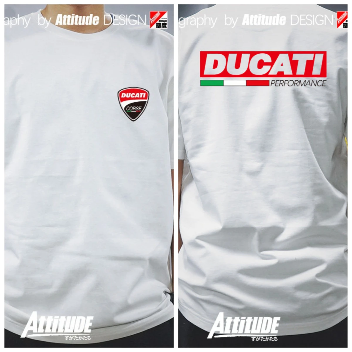 Ducati MOTO GP Team Racing Motorcycles Printed T-shirt Men and Women Cotton T-shirt Men's T-shirts 2026 Summer New Men‘s Tops view 3