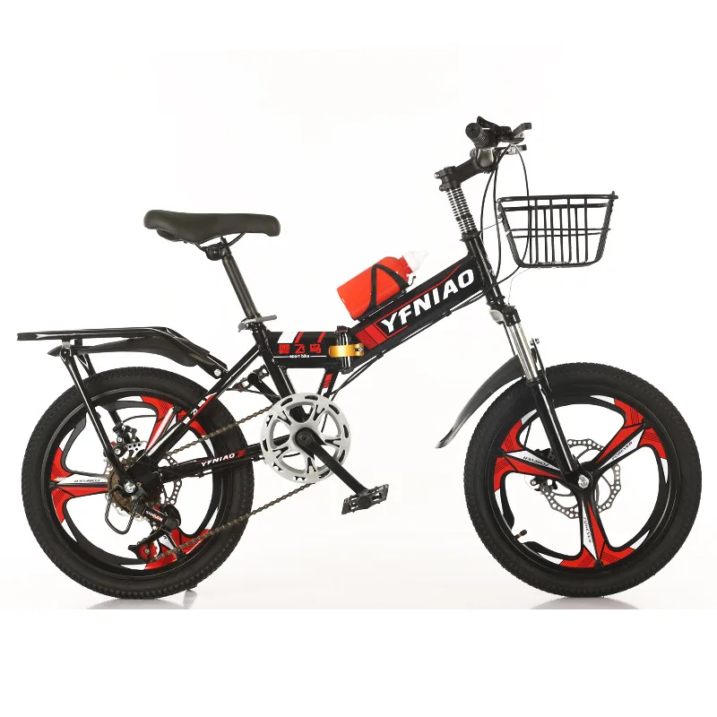 SELFREE-Foldable Mountain Bicycle for Children Dual Disc Brake Shifting Bike 6-14 Years Old 18 20 22 Inch 2023 Dual Disc Brake