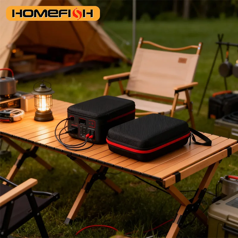 Portable EVa portable power bank game console storage bag - shock-proof and pressure-resistant zipper bag