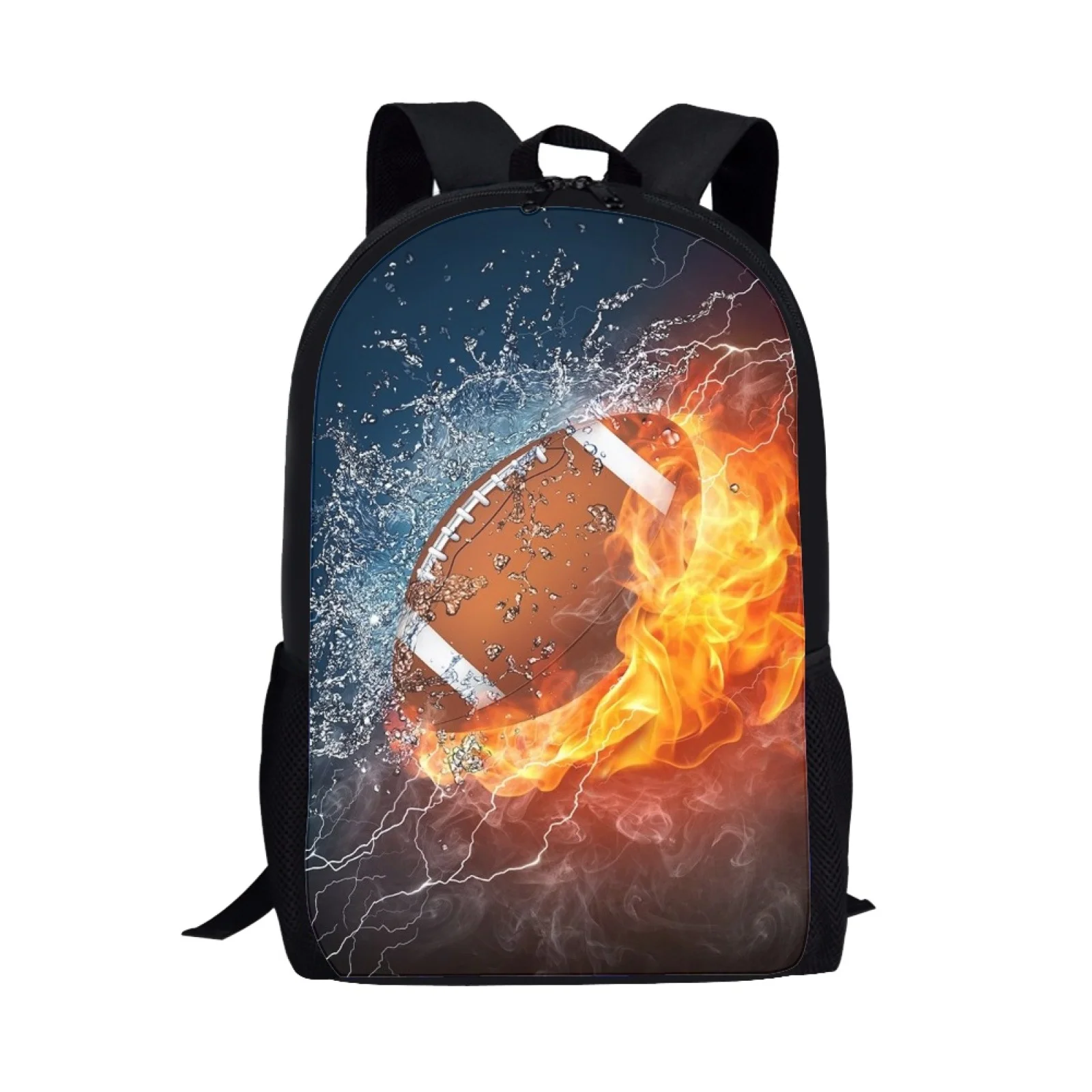 Schoolbag Kids Backpack School Bags for Teenager Boys Girls Children Cute Rugby Print School Satchels Bookbags Student Book Bag