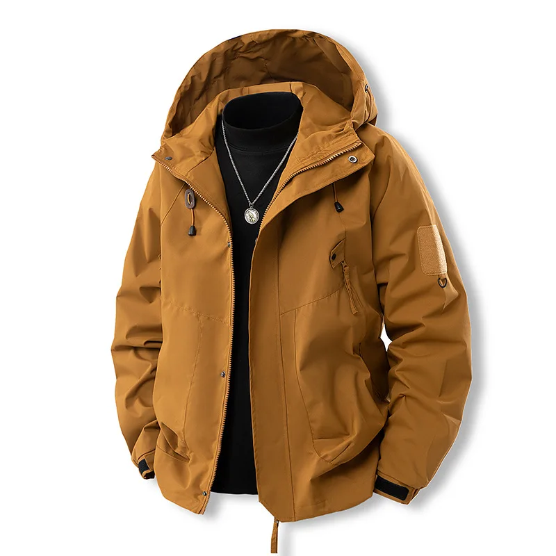 Hooded Casual Men's Jacket Outdoor Jacket Jacket Mountaineering Suit Student Jacket