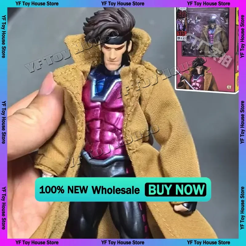 

In Stock Ct Toys Gambit Figure Mafex 131 X-Men Wolverine Shf Anime Action Figure Figurine Statue Model Kids Toy Customized Gift