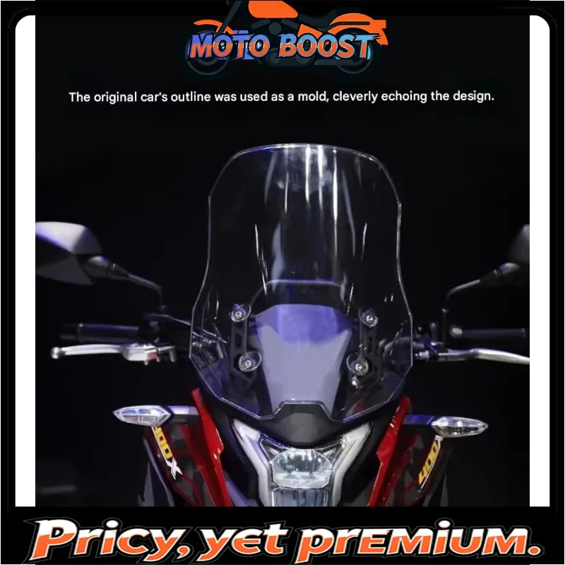 

For Honda CB400X Tall Windshield Optical Glass High Transparency 90% Light Transmission Imported Modified Motorcycle Windscreen