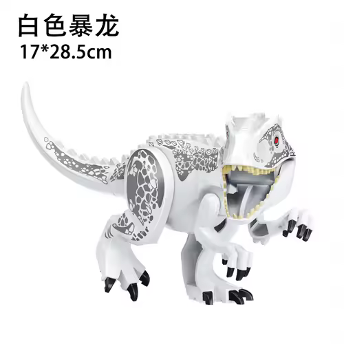 Jurassic World 3 Brutal Raptor Building Blocks Dinosaur Bricks Tyrannosaurus Indominus I-Rex Assemble Toy For Children - Image 29