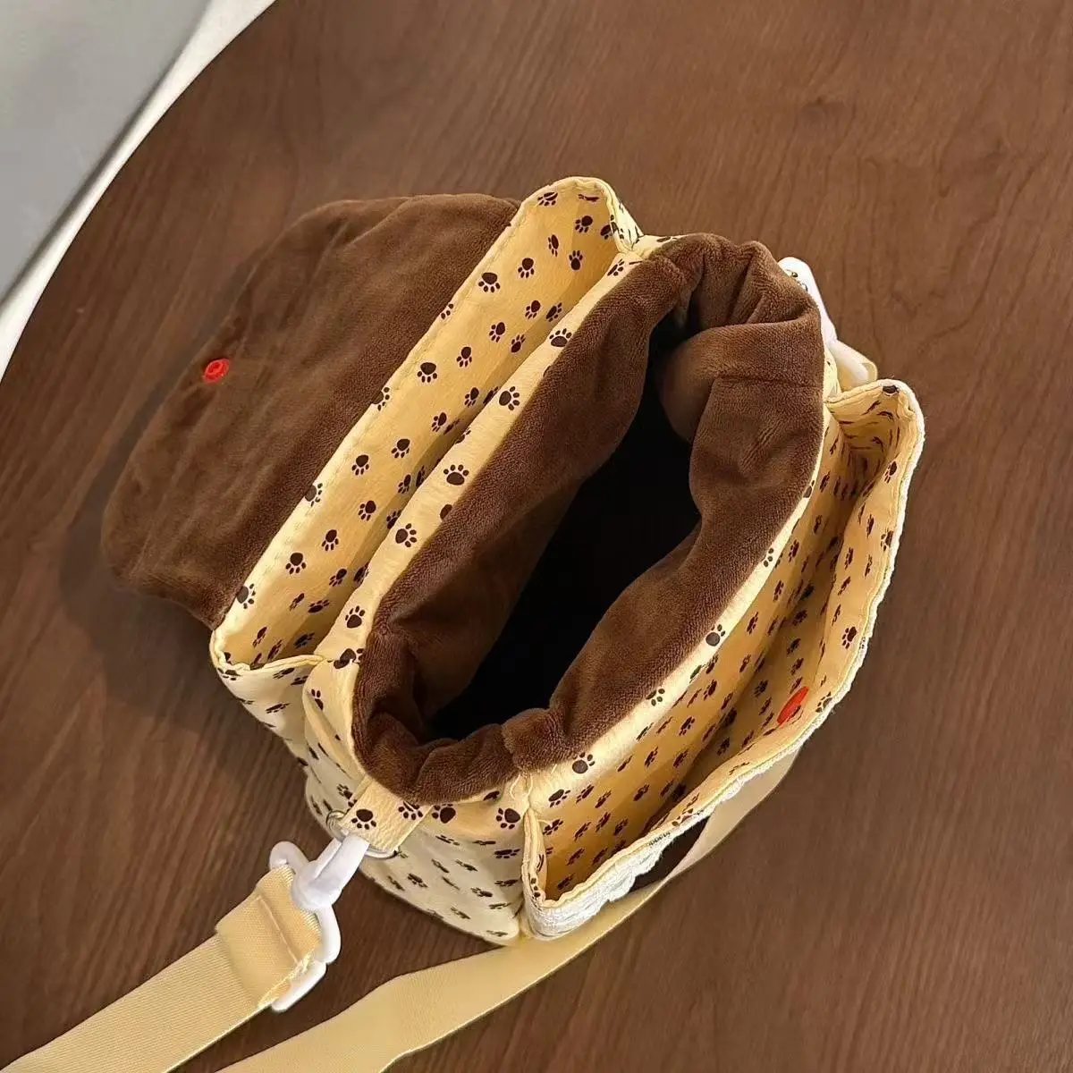 Ins Pudding Cake Dreifach-Aufbewahrungstasche CCD-Kameratasche Damen-Umhängetasche Münzbörse Handtasche Aufbewahrungstasche Mehrschichtiges Geschenk – Detail 8