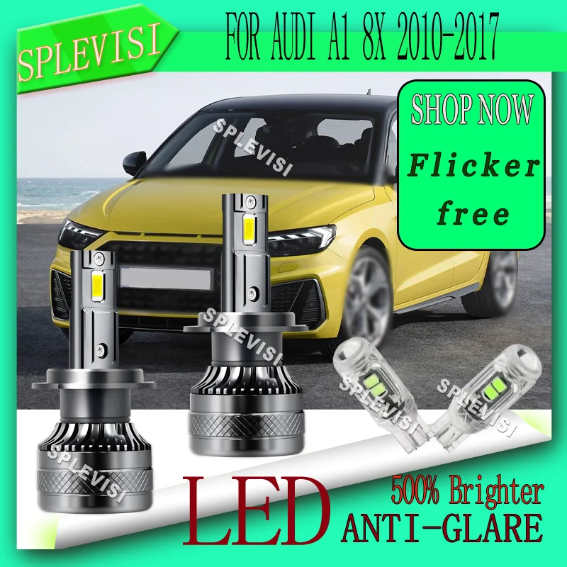 

Waterproof Enhanced Night Performance Flicker Free Low Dipped Beam Bulb For AUDI A1 8X 2010 2011 2012 2013 2014 2015 2016 2017