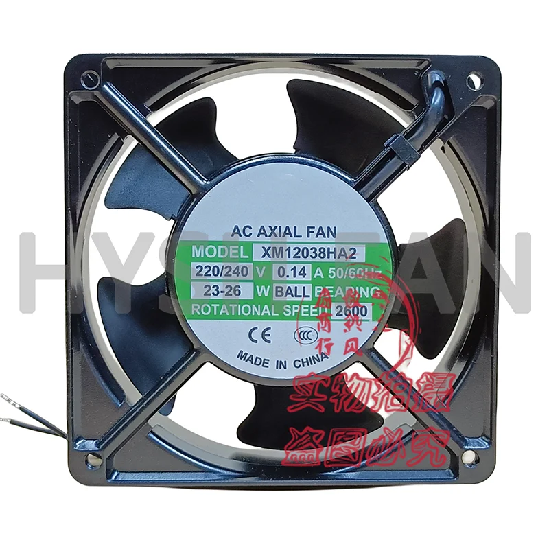 XM12038HA2 220V 0.14A 23/26W 12038 Axial Fan