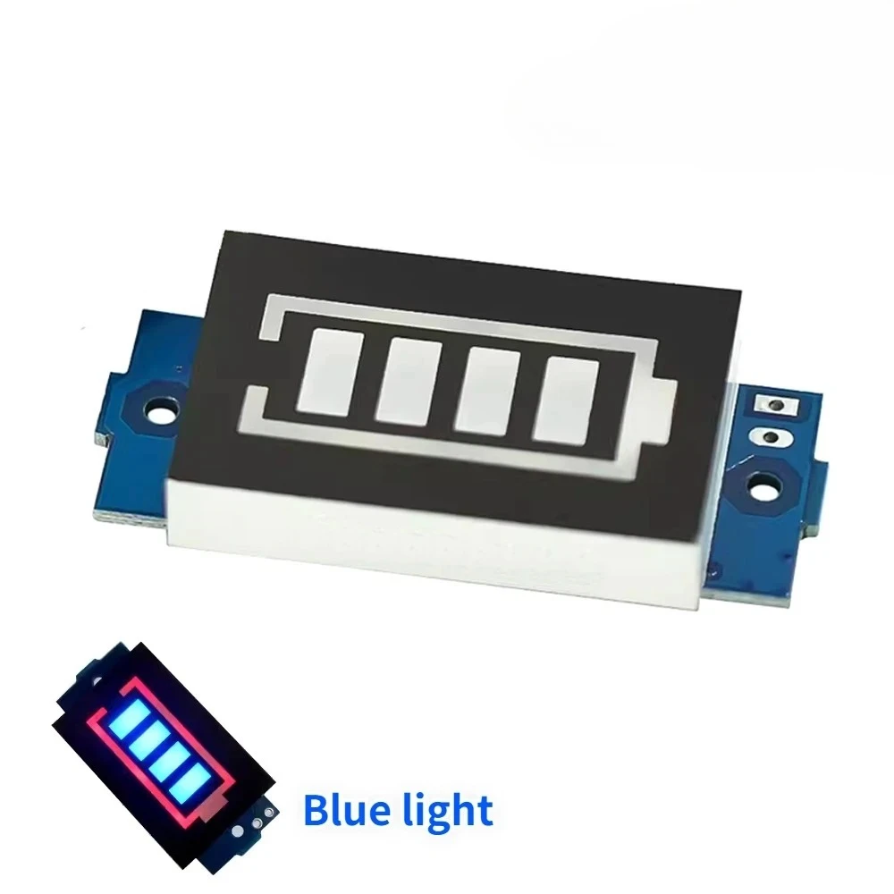 1/2/4PCS 3S Single 3.7V Lithium Battery Capacity Indicator Module Blue Display Electric Vehicle Battery Power Tester ﻿