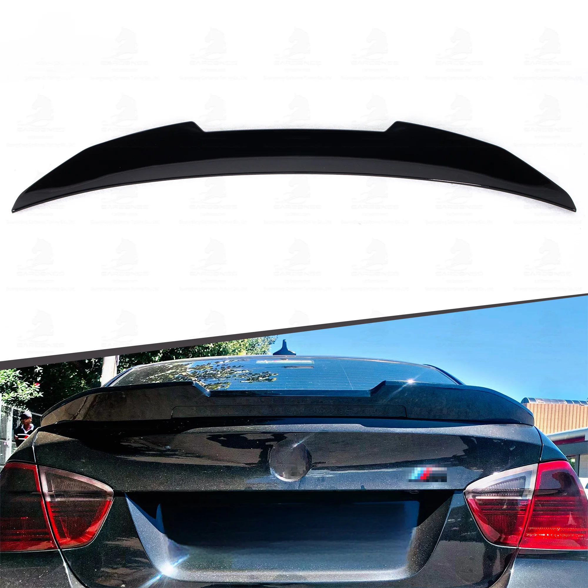 ABS Plastic M4 P PSM Style Rear Trunk Spoiler For BMW 3 Series E90 2005 2006 2007 2008 2009 2010 2011 2012