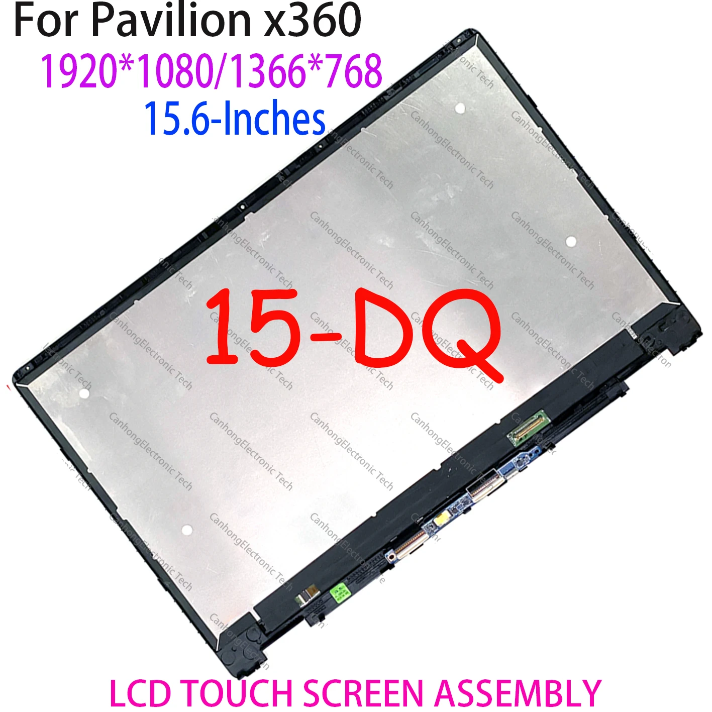 

LCD Display Touch Screen Glass Digitizer Assembly For HP Pavilion 15-dq 15-dq1050nia 15-dq1052nia 15-dq1058nia 15-dq1061nia