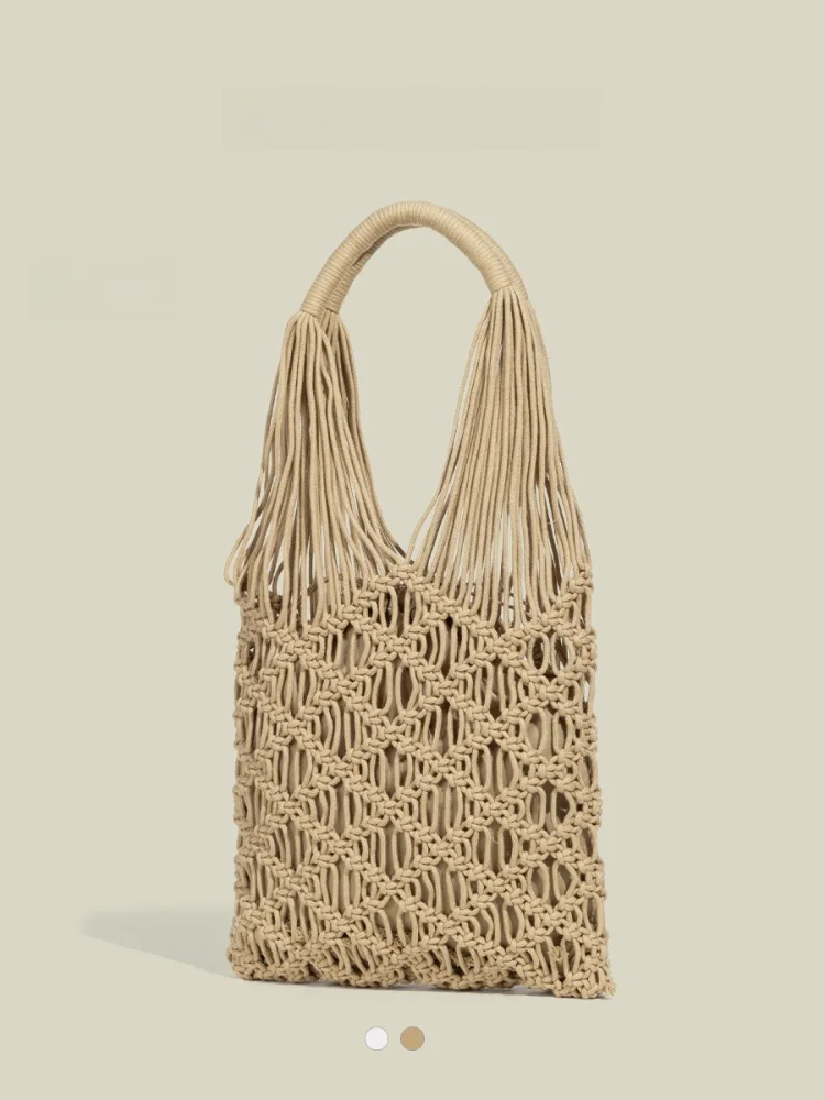 

CAPIE&KURI n Sle Hollow out Woven Tote Bag Large Capaci Summer Vaion Beach Holiday Women's Handbag