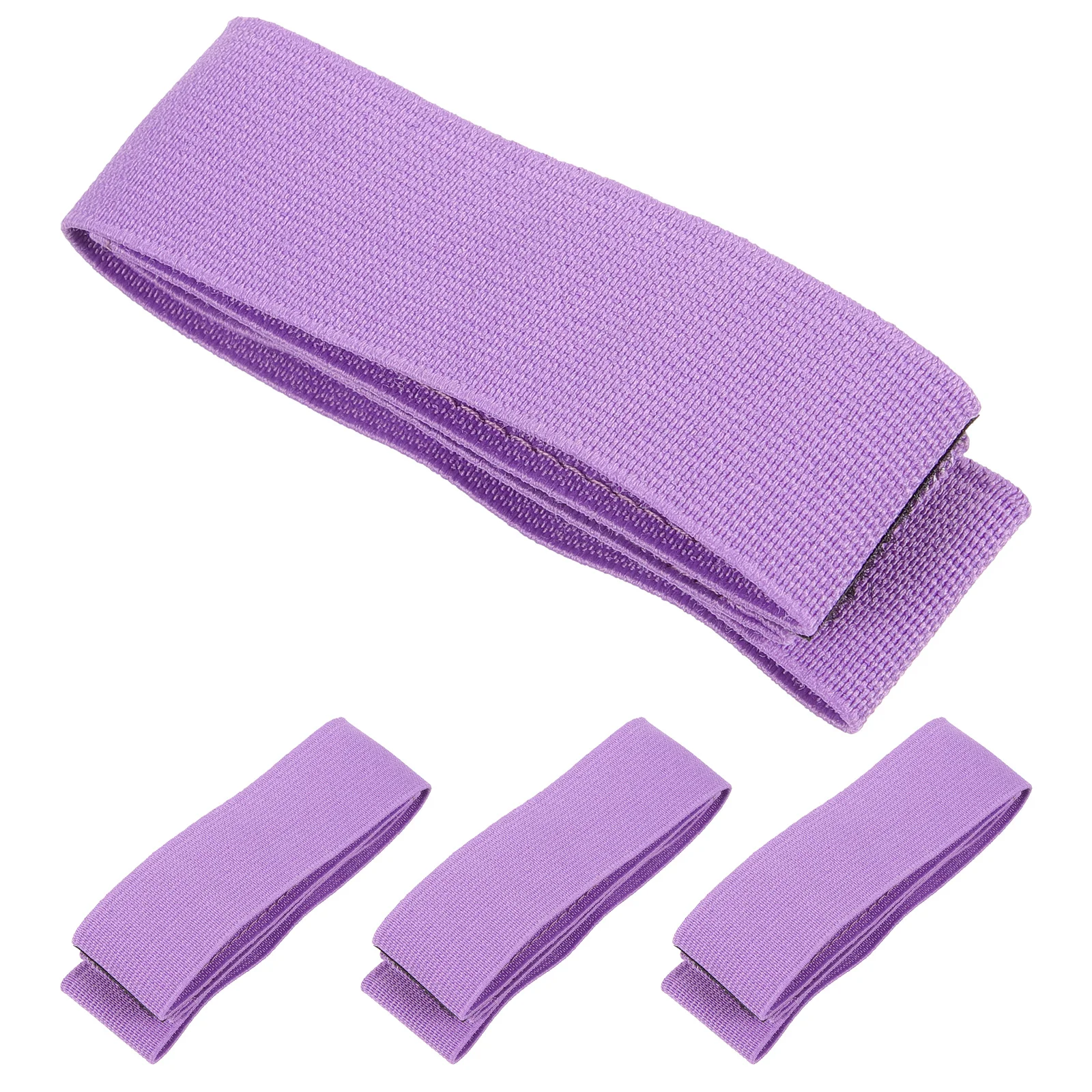 

4pcs Elastic Bands Mesh Cap Breathable Fabric Adjustable Fixing Strap For Wigs Hair Edges Soft Headband Net Hat Fitness